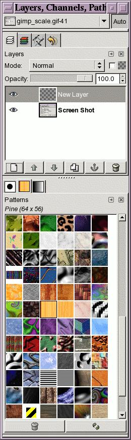 Starting layers mode To use layers with Gimp, click the arrow menu in the upper left corner of the Gimp image window and choose the "Layers" menu.