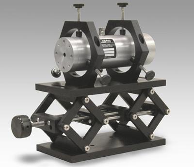 Figure 3 ConOptics has developed a modulator mount which makes roll, pitch and yaw