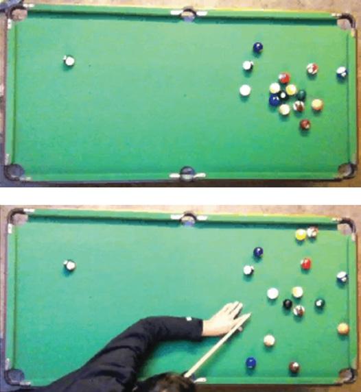 Vision Problems 199 10.11 Playing Pool You are asked to locate the balls on a pool table so that their positions can be analysed for possible shots (see Figure 10.12).