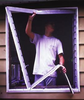This method works well when the old window is carefully removed.