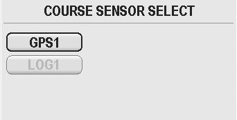 If no sensor is available a manual heading value can be used. To set MANUAL input, use the slider function of the manual heading field and confirm selection with the SET button.