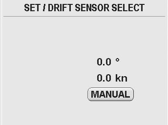 SYNAPSIS Pos. Information Press the SHOW HEAD WT or SHOW HEAD BT. The VELOCITY VECTOR and stabilization indicator can be used. To SHOW or HIDE the own stabilization indicator select a soft button.