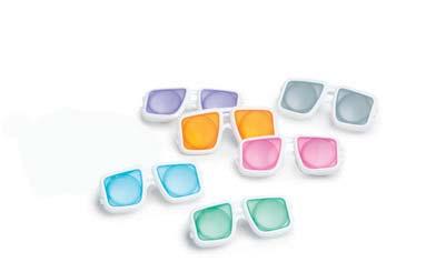 Contact lens case Sunglasses For soft and hard contact lenses Small and handy With