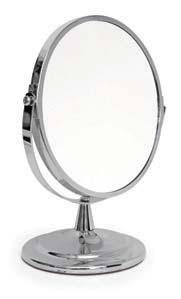 Hand cosmetic mirror Diameter 17 cm Total
