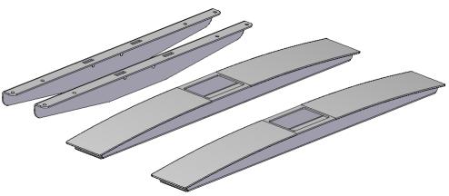 Parts Included: T-Feet Assembly Foot Kit: J-Rail Kit: Column Kit: 2