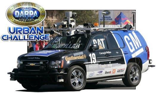 DARPA Urban Challenge (2007) Tartan Racing (CMU+GM) claimed the $2 million prize 96 km urban area course, to be completed < 6 hours Challenge