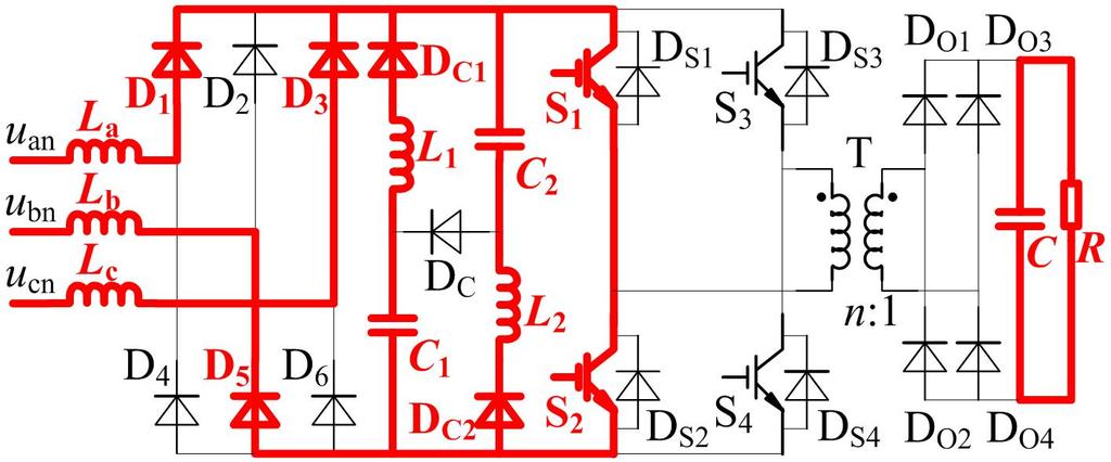 266 Journal of Power Electronics, Vol. 11, No. 3, May 2011 (a) Stage 1 and stage 8. (f) Stage 6. (b) Stage 2. (g) Stage 7. Fig. 3. Equivalent circuit of each stage.