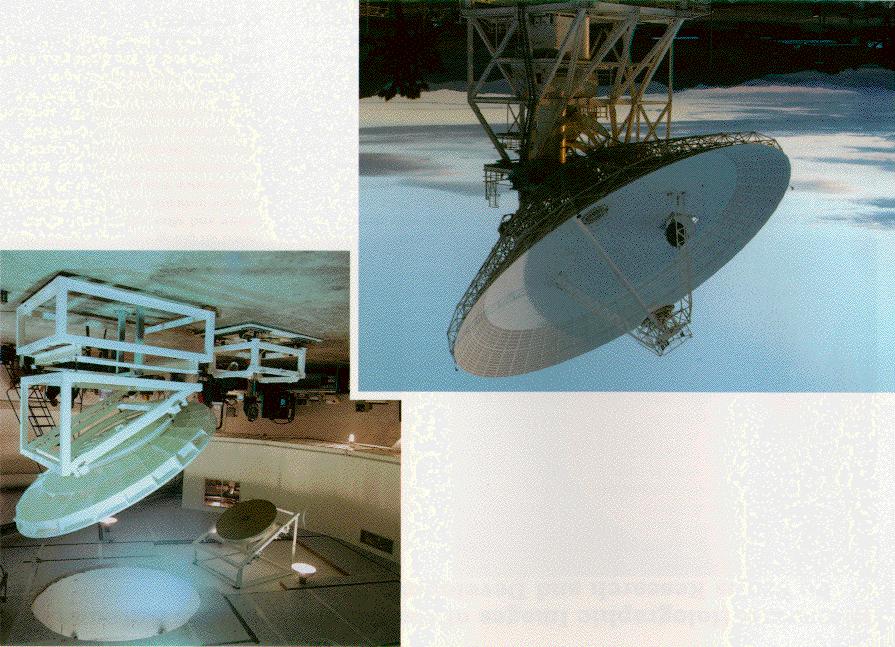 DSS13: 34 m Beam waveguide antenna DSS13: research antenna Uses beam waveguide optics low-freq cutoff at ~1.