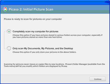 Assuming you left the checkbox for Run Picasa2