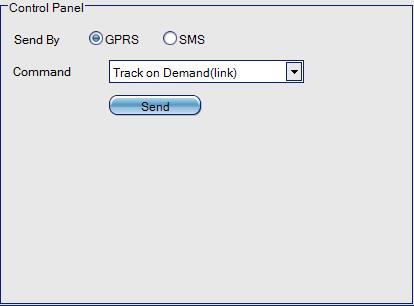 3.5.3 Panoul de control Numai un administrator poate accesa panoul de control De pe panoul de control se pot transmite comenzi si instructiuni localizataoarelor prin GPRS sau SMS