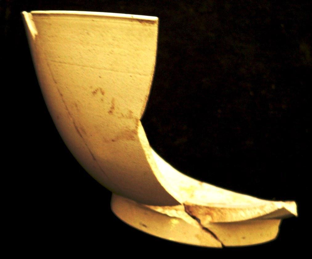 saltglazed stoneware teabowl (No 2-13) 1162 Bowl.