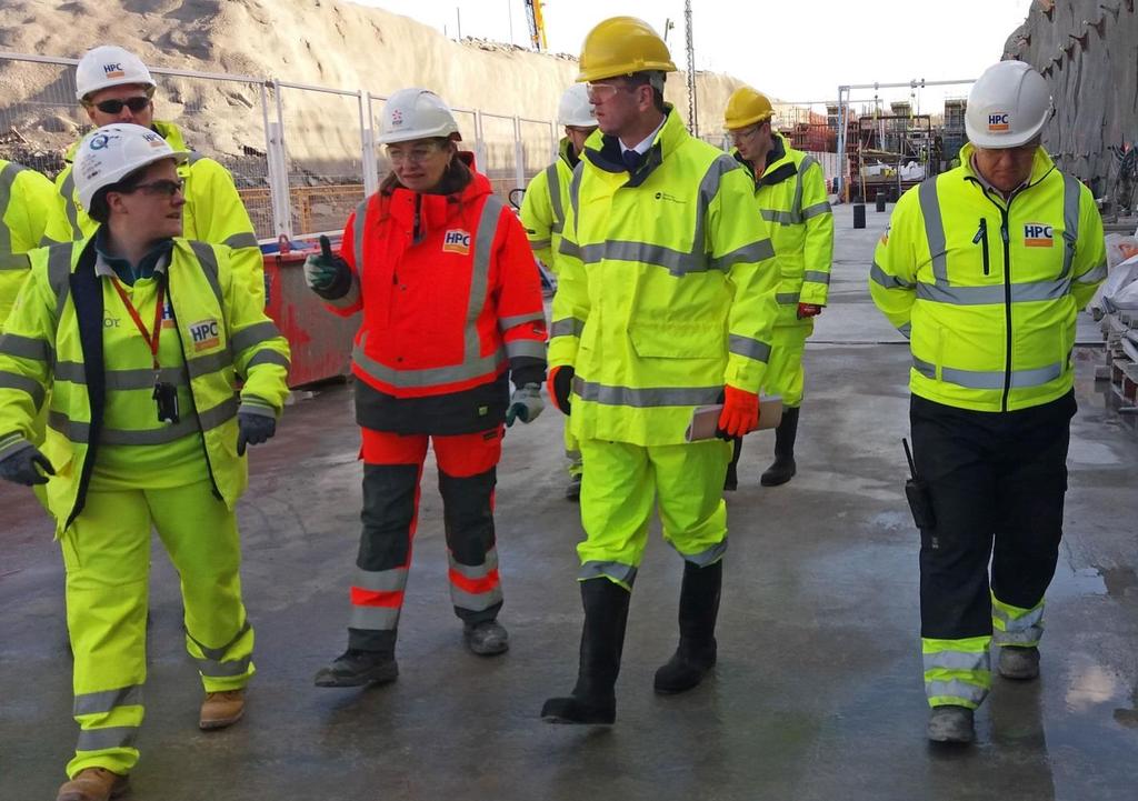 4. Inspection activities The inspection consisted of four interconnected elements beginning at Areva s Creusot Forge and progressing to the Hinkley Point C construction site to assess the effective