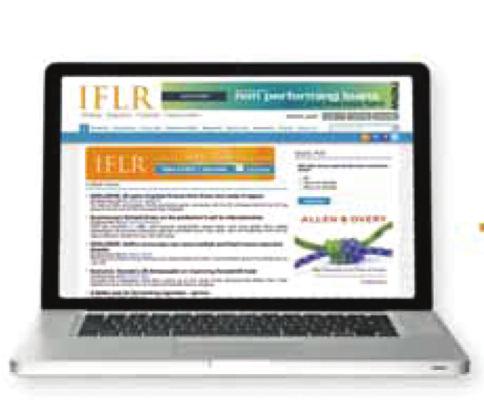 com has >22,000 2 unique monthly visitors Promoted in IFLR s weekly e-newsletter IFLR s e-newsletter has >18,000 3 subscribers Promoted to IFLR s LinkedIn network IFLR has >2,500 LinkedIn group