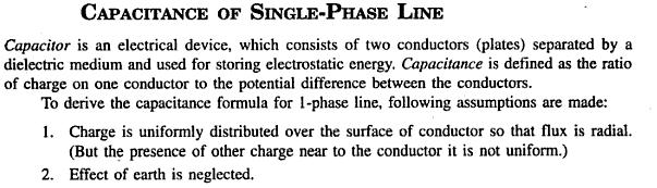 3. Derive from first principles, the capacitance of a