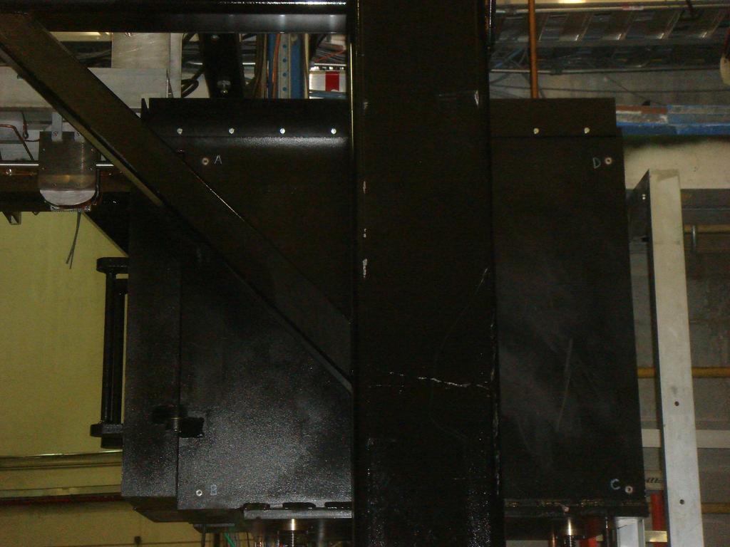 Figure 5: A new Møller detector shielding box on the Hall A beam line. are used.