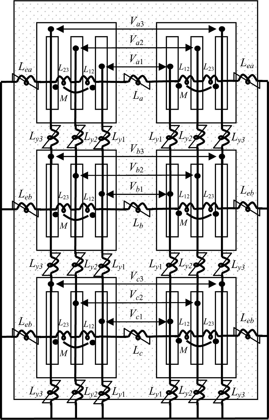 TABLE III TEST TRANSFORMER DATA magnetizing pair, resistance, and inductance, derived from an open-circuit test and referred to the low-voltage side (13.8 kv) are and.