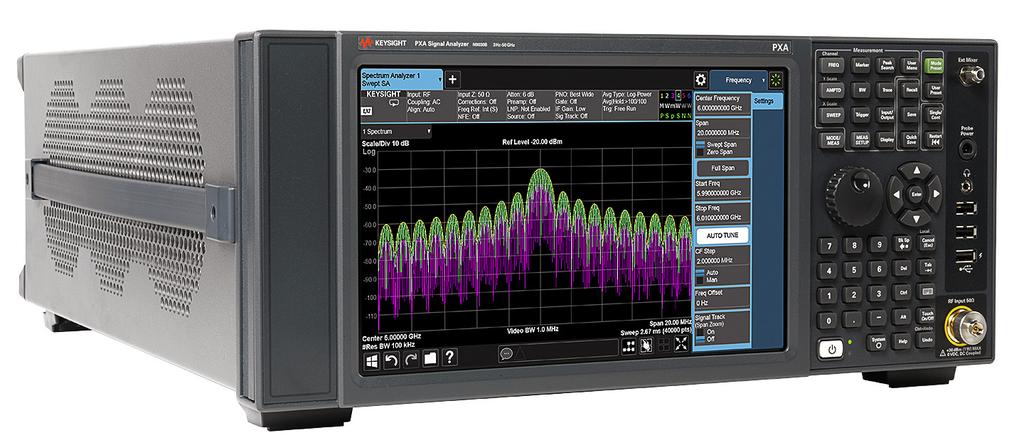 11 Keysight Noise Figure Selection Guide Minimizing the Uncertainties - Selection Guide Noise Figure for Keysight s Fastest Signal Analyzers X-Series signal analyzers N9030B PXA N9020B MXA N9010B EXA