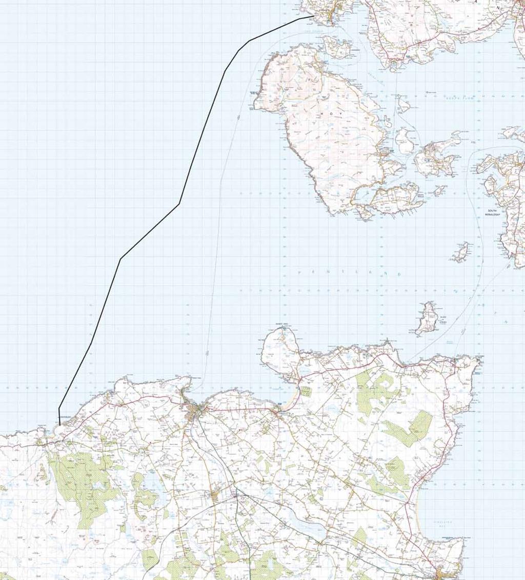 Our proposed solution Orkney to Mainland Scotland Transmission Connection In order to provide a transmission connection that will facilitate the connection of renewable generation, a marine cable