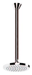 Ø75 250 219 adjustable height swivel 10 88 1500 Hose 30016 Overhead Shower 150, Wall WELS 3 star 9lpm 150mm brass head with rub clean nozzles. 250mm shower arm.