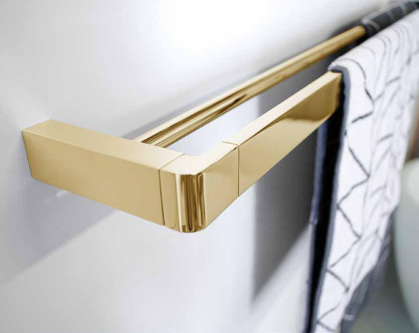 BROOKLYN COLLECTION Solid Brass SINGLE TOWEL RAIL 600MM DOUBLE TOWEL RAIL 600MM JACCNYBRKST6 RRP: $159.00 PBS JACCNYBRKST6PBS RRP: $229.00 JACCNYBRKDT6 RRP: $199.