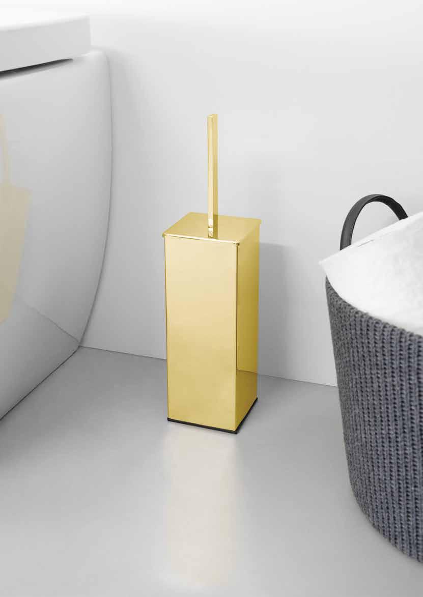 SOHO TOILET BRUSH Combining design and practical functionality the Soho Toilet Brush is available in all of our polished and brushed finishes to match the Martini Ritz and