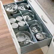 Drawers Available with two deep pan