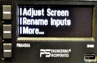 Mute mode recall PS Engineering Note: in this mode, the audio panel functions will be inoperative 2.7.