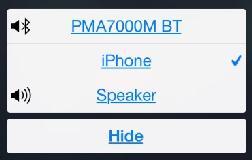 PMA7000BT Audio Selector Panel and Intercom System 3.8.1.