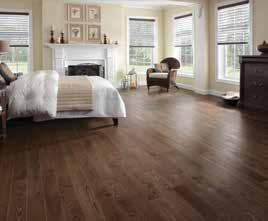 Appalachian oak flooring with a high gloss