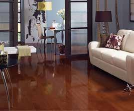Appalachian oak flooring with lightly