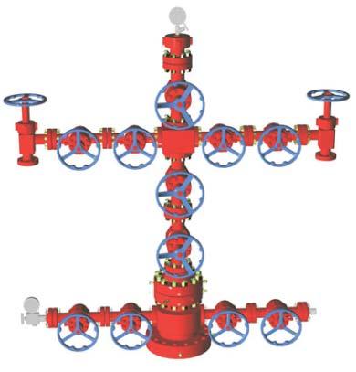 Christmas Tree & Tubing Head Christmas Tree: is an assembly of valves, spools and fittings for an oil well, and to design to direct and control formation fluids from the well.