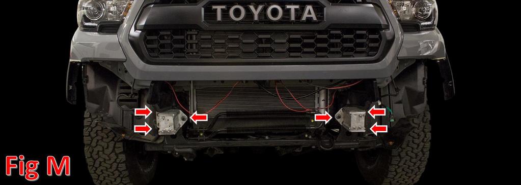 Then, remove both the Bumper Mounts.