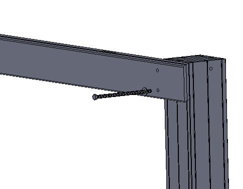 If Anchoring to Concrete, Use either (2) Tapcon Screws or