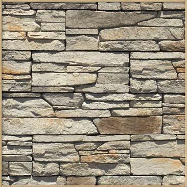 stone panels to re-create the time honored look of stacked stone with the benefit