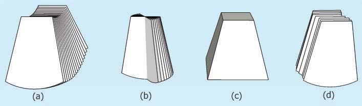 Figure 15: (a) Transducer rotated about an axis, (b) Transducer rotated about the axial, (c) 2D Array, and (d) Sliced linear scans Ultrasound medical imaging systems are becoming more portable, less