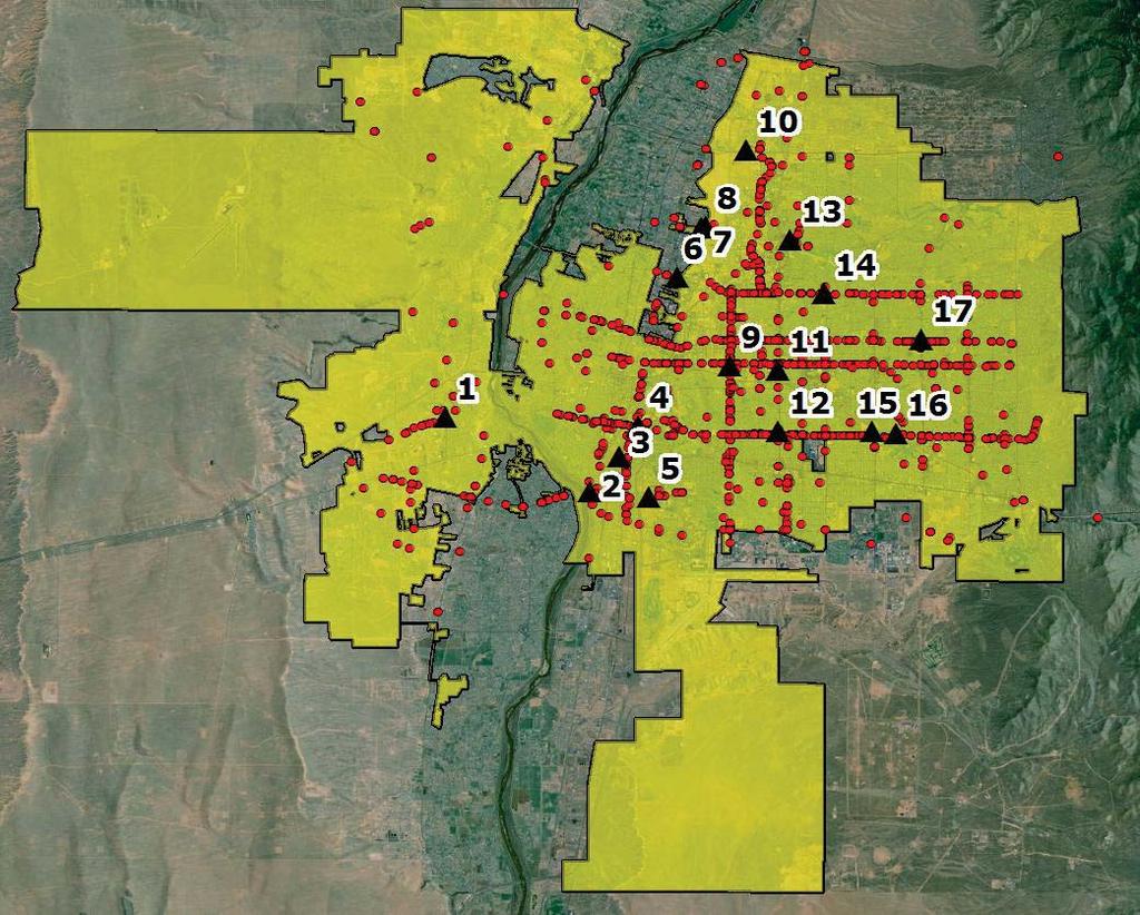 ACCIDENT DATA In Albuquerque, the majority of accident reports are investigated and recorded by the City of Albuquerque Police Department. Data is maintained by the Police Department.