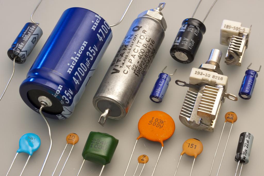 Capacitors 33 Two metal plates separated by space Essentially they keep voltage constant Like a small