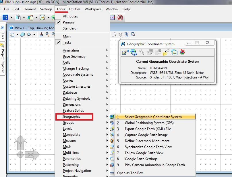 4.2 Site Configuration / Layout Real World coordinates for Singapore Zone UTM84-48N is configured in the template file.
