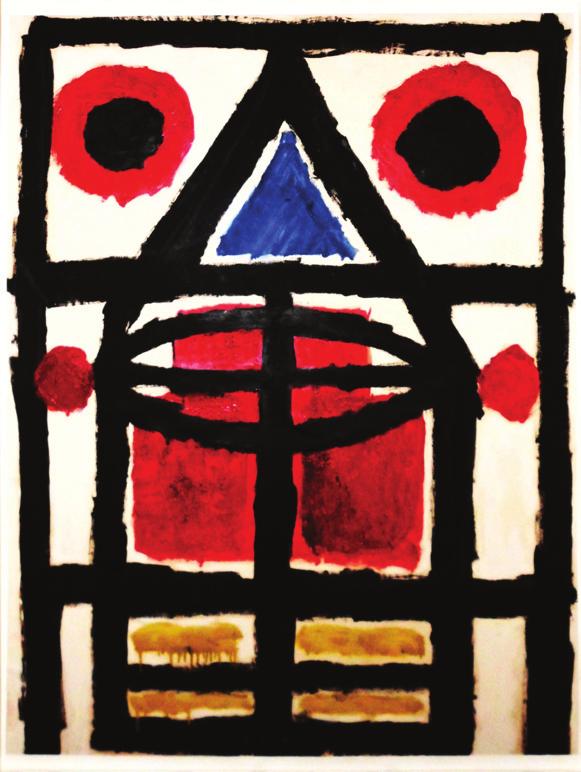 TITLE Le Totem CREATED 1954 MEDIUM Gouache on paper SIZE 65 x