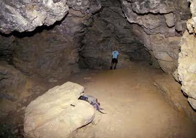 Outside the Montana-Wyoming area remains from accidental death presumably people lost in meandering passages during the distant prehistoric past have been found deep within long cavern systems.