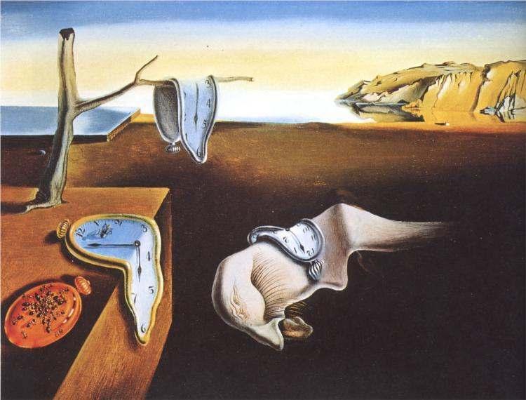 The Persistence of Memory Painted by: Salvador Dali When: 1931 Materials and Technique: oil paint on canvas You can see it at: