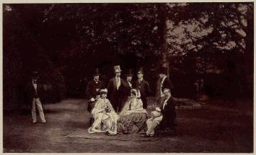 XO.607.6. Camille Silvy French, 183-1910 Group of Their Royal