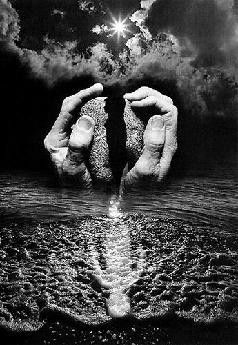 Jerry Uelsmann, Three Wings, 1987 Uelsmann is a master printer, producing composite photographs with multiple negatives and extensive darkroom
