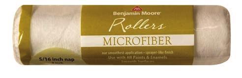 MICROFIBER ROLLER COVER The Benjamin Moore microfiber roller cover offers the smoothest finish available from a Benjamin Moore applicator.