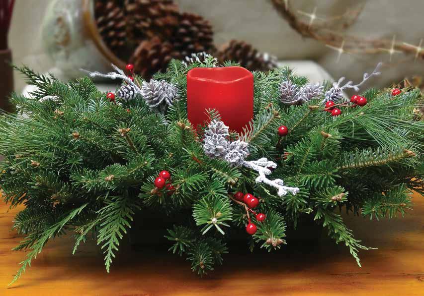 Home Merry for the Moments Holidays Centerpiece Living Tree 74 LIDAYS INDOORS THE MERRY MOMENTS CENTERPIECE (with LED candle)..around which friends & family gather for the Holidays!