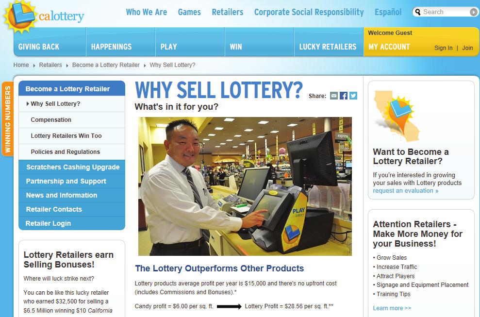 COMING SOON RETAILER WEBPAGES Visit the new Why Sell Lottery? Retailer Webpage and see why Lottery products are key to building your Sales and Profits!