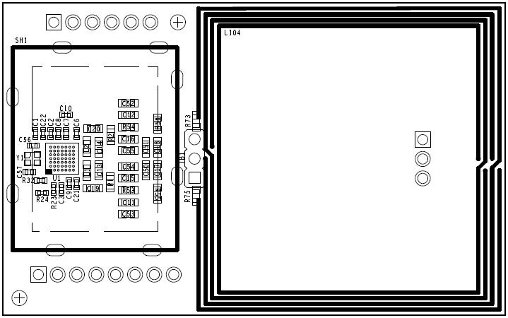 3.1.2 Layout 3.1.2.1 Components layers Fig 7. PN7120 NFC Controller Board Top components layers Fig 8.