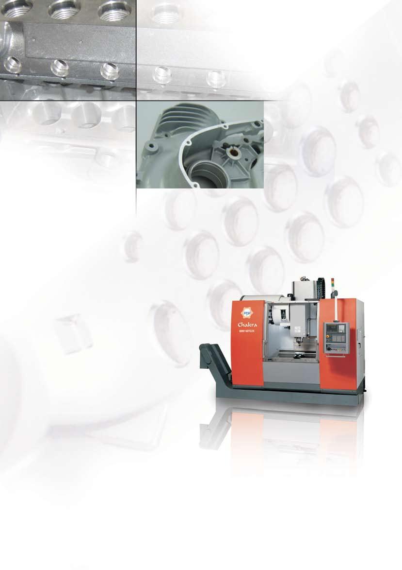 Chakra BMV60 Series CNC Vertical Machining Centers For powerful and