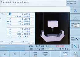 Kinematics opt. (on request) MCG-5X is equipped with advanced CNC functions to meet complex works for HSM CNC control Heidenhain itnc53 HSCI 15.1 TFT monitor Block process time of.