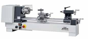 Lathes with cylindrical guideways 3-jaw lathe chuck Ø 100 mm dead center MT2 main spindle bore Ø 20 mm D2000 No. 10108V center distance 350 mm center height 110 mm 1.4 kw, 30-2300 RPM 2,099.00 2,854.